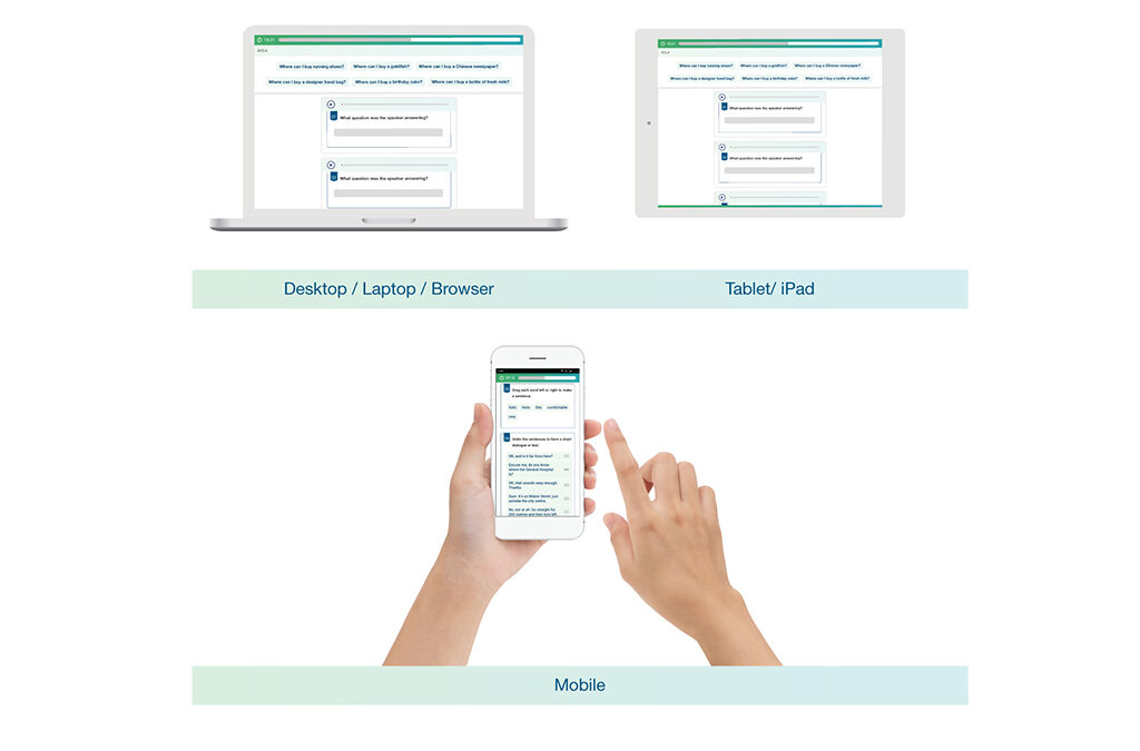 Development of an online test: Three challenges